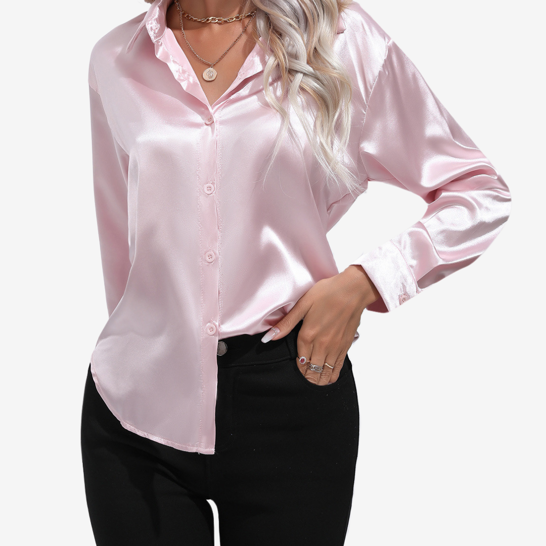 Alvira | Elegante camisa de seda