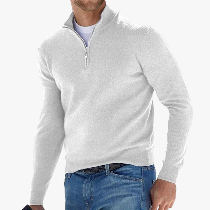 León | Jersey con cuello zip