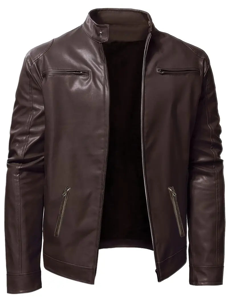 Piers | Chaqueta biker de cuero