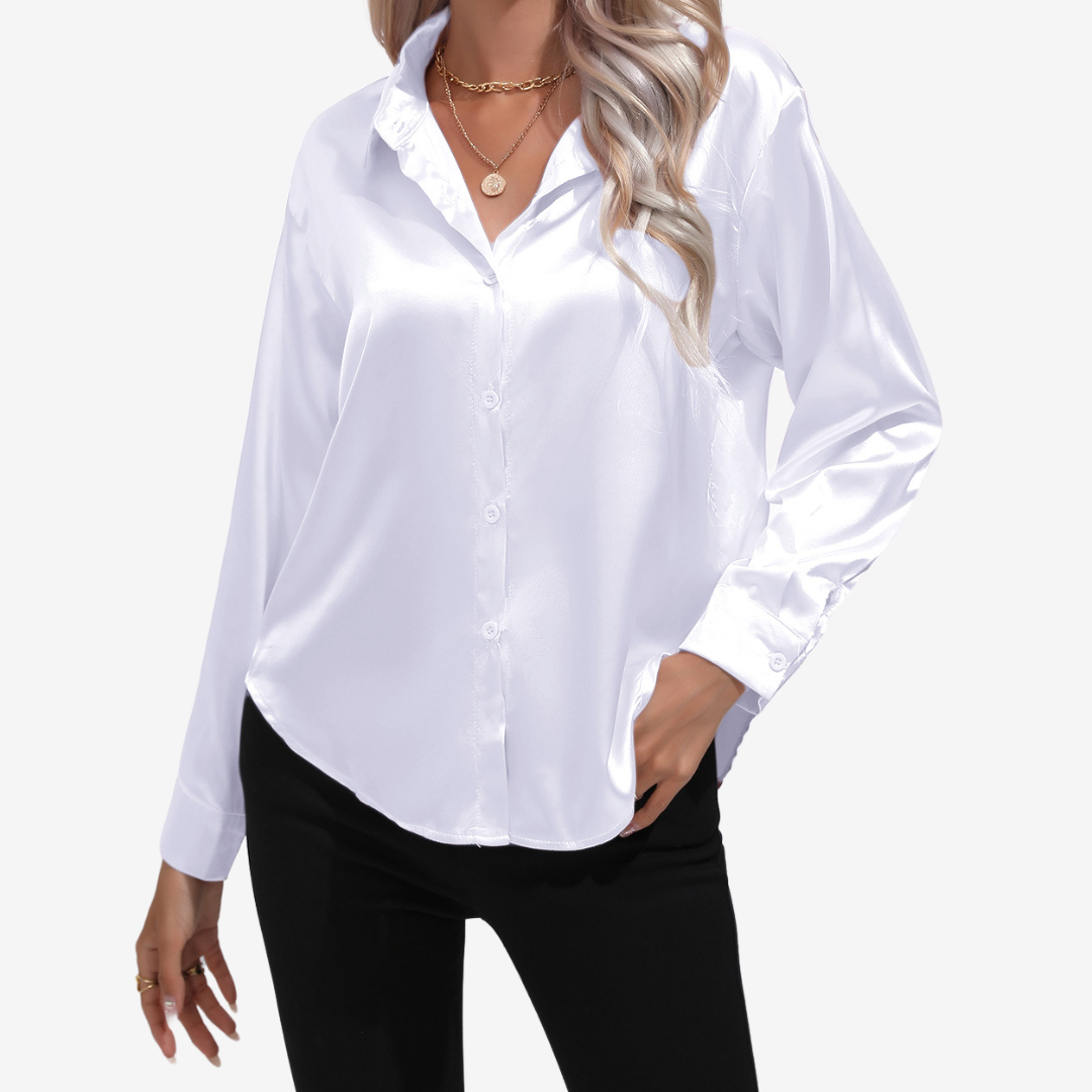 Alvira | Elegante camisa de seda