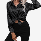 Alvira | Elegante camisa de seda