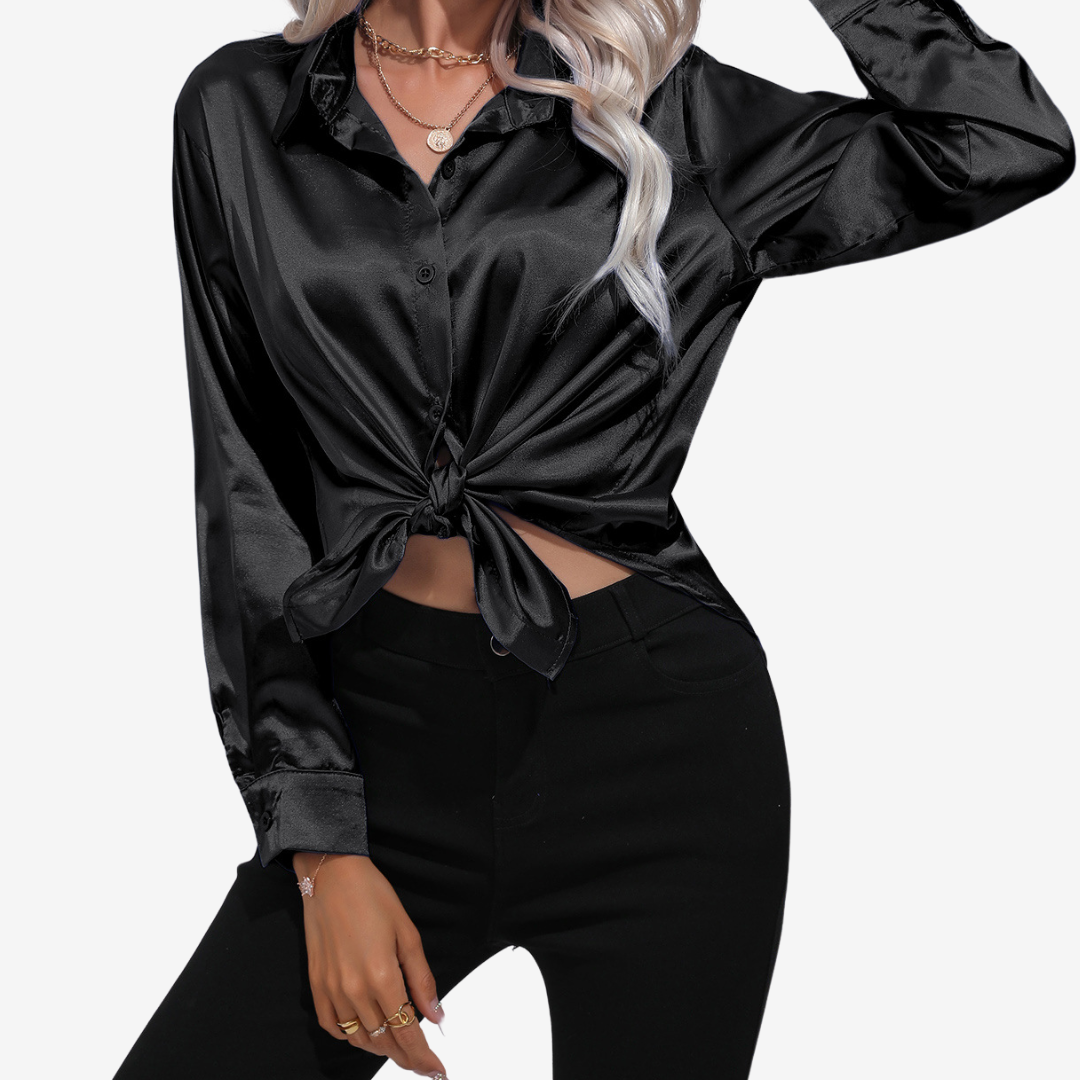 Alvira | Elegante camisa de seda
