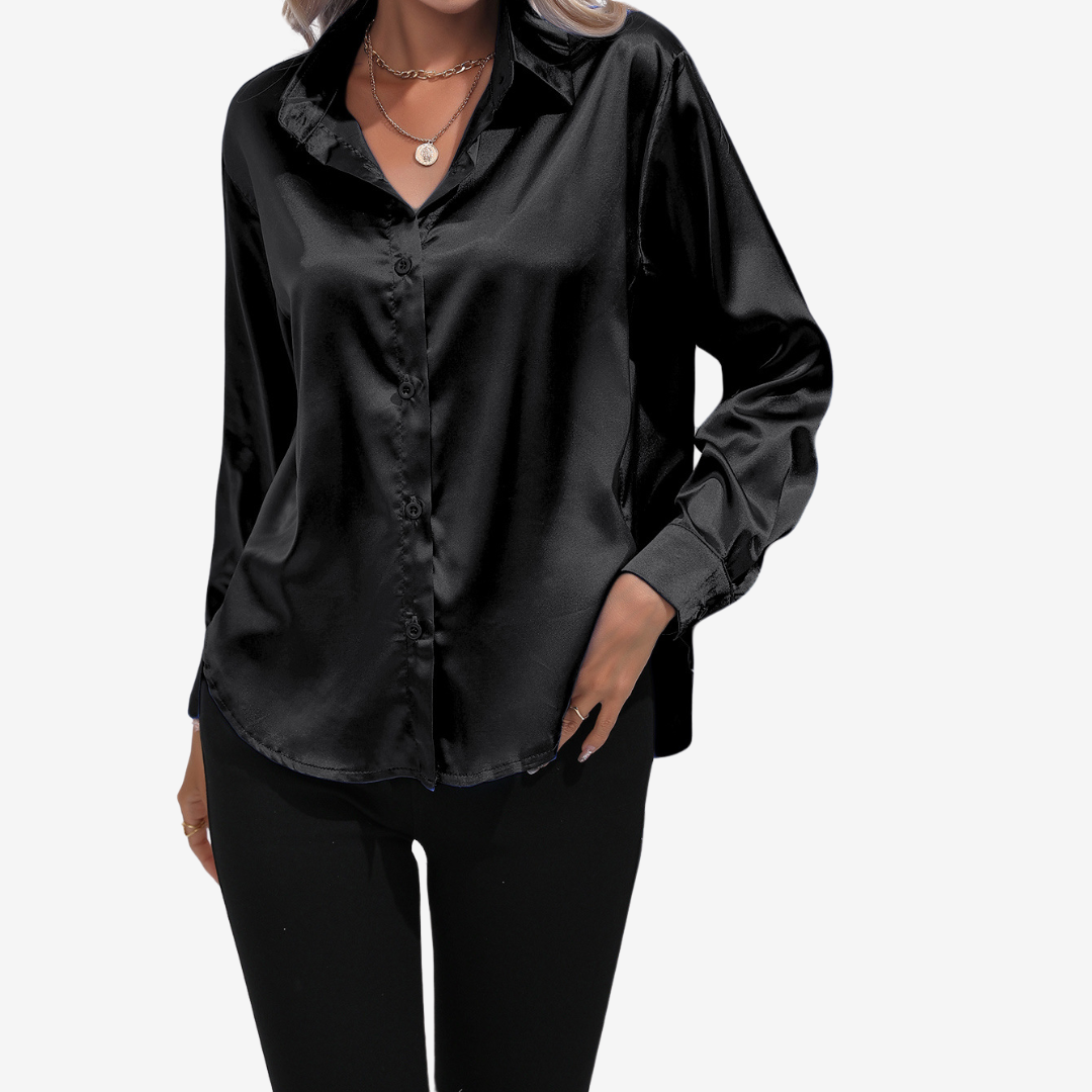 Alvira | Elegante camisa de seda
