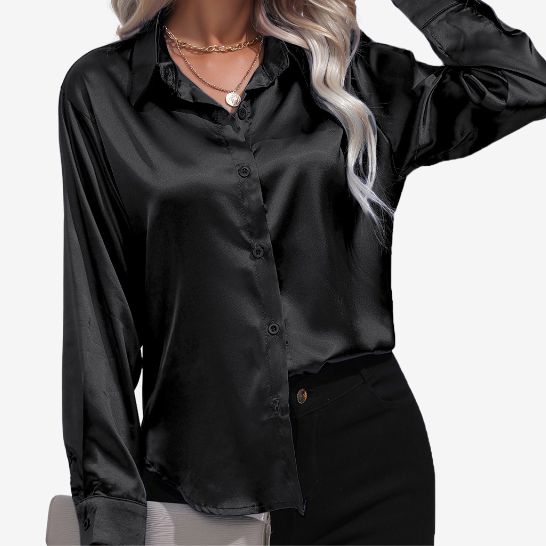 Alvira | Elegante camisa de seda