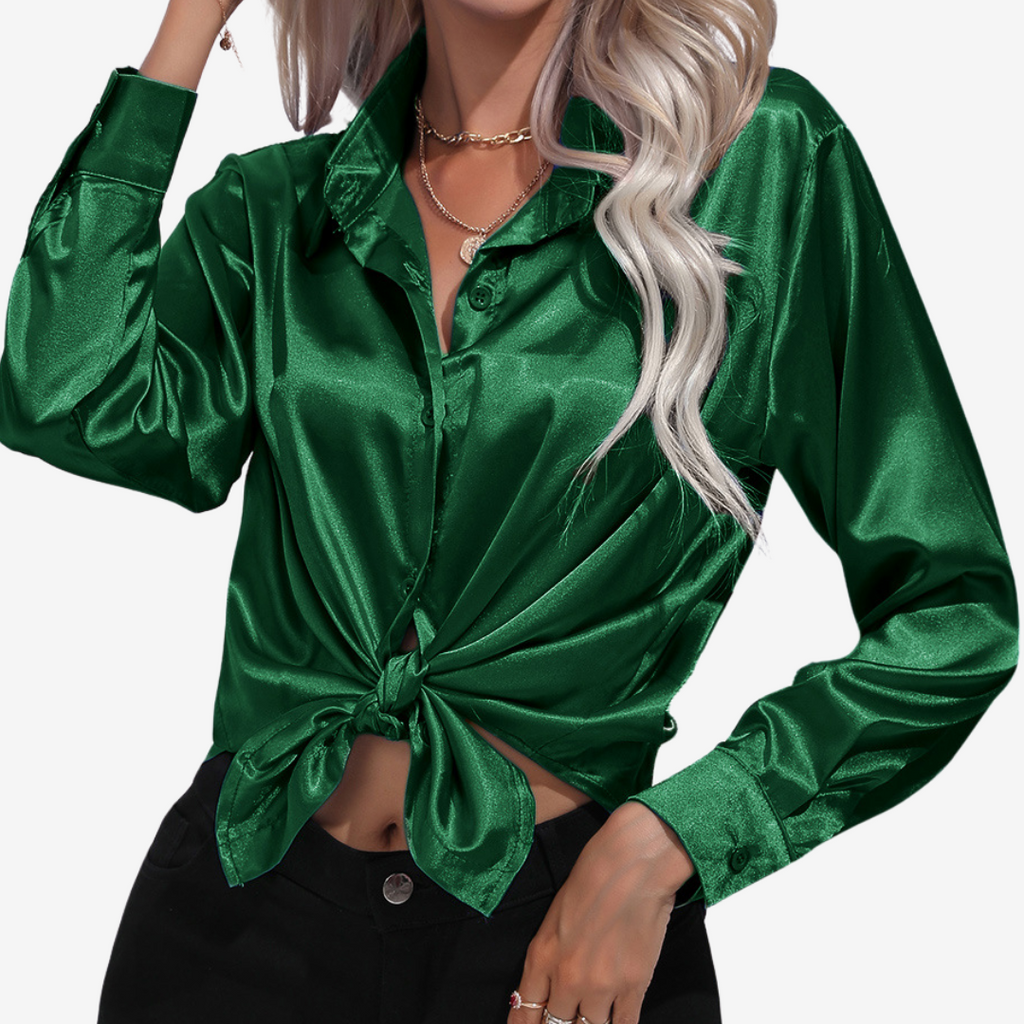 Alvira | Elegante camisa de seda