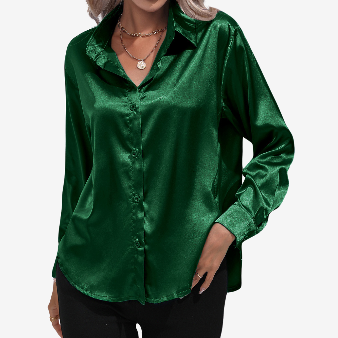 Alvira | Elegante camisa de seda