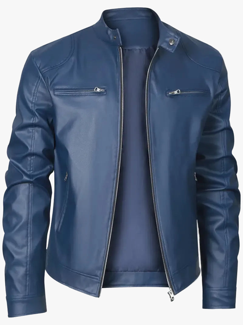 Piers | Chaqueta biker de cuero