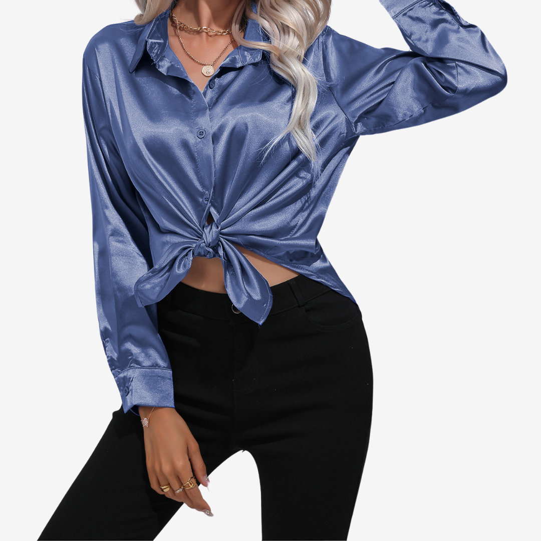 Alvira | Elegante camisa de seda