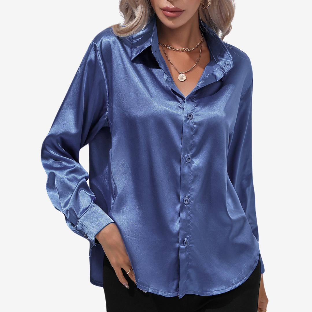 Alvira | Elegante camisa de seda