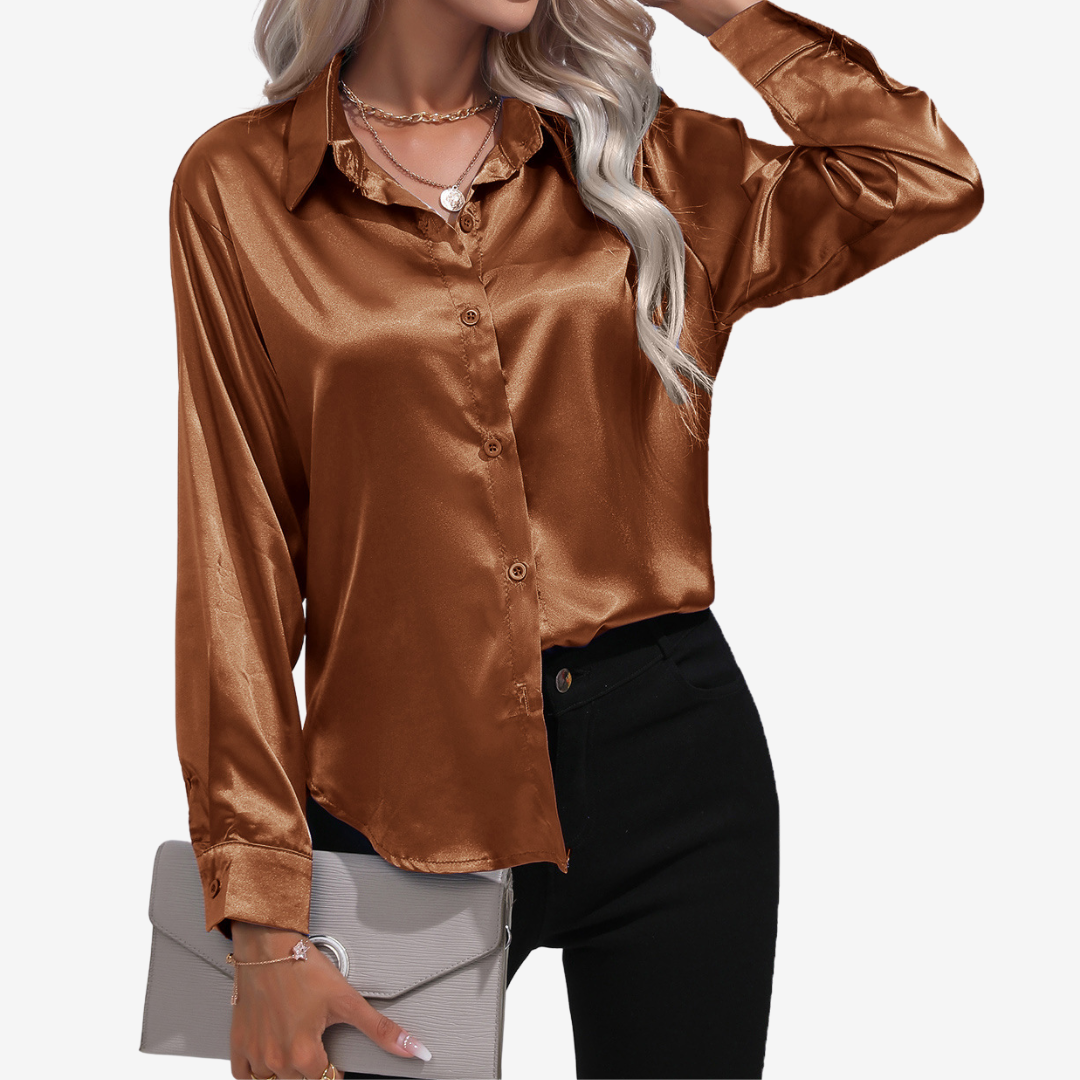 Alvira | Elegante camisa de seda