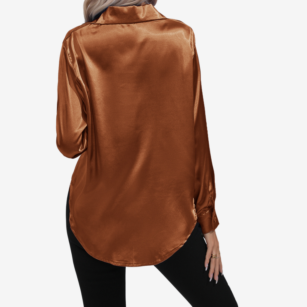 Alvira | Elegante camisa de seda
