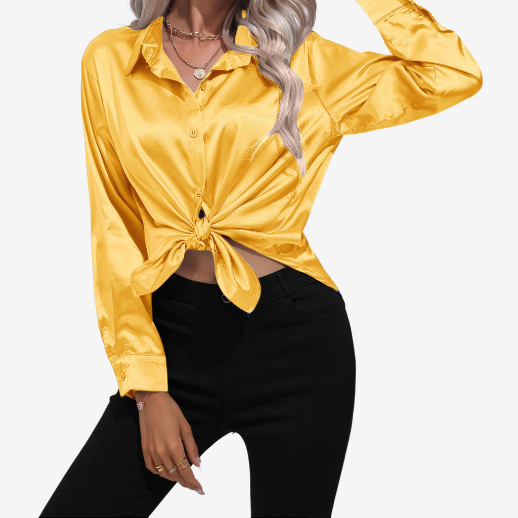 Alvira | Elegante camisa de seda