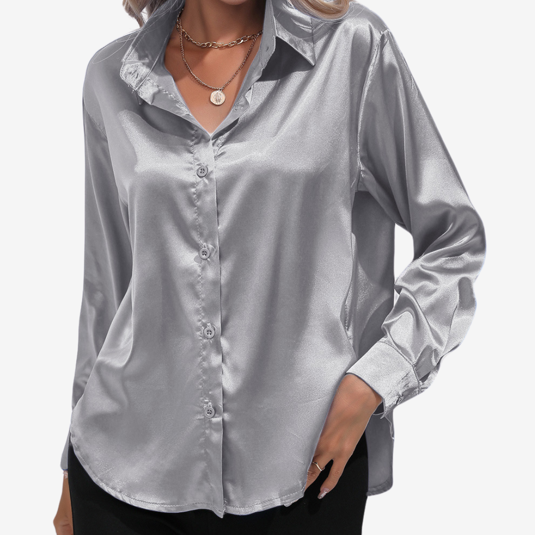 Alvira | Elegante camisa de seda