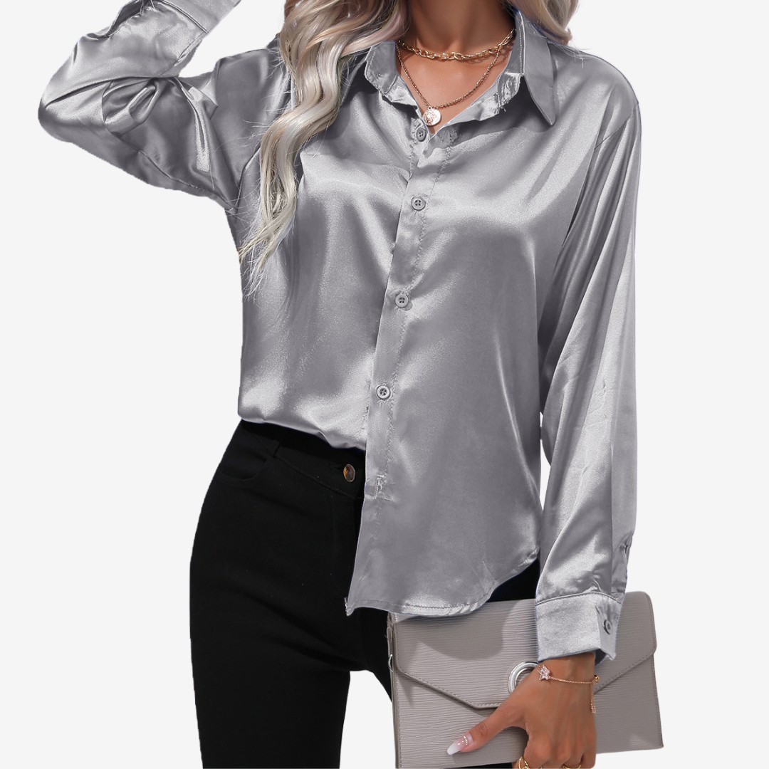Alvira | Elegante camisa de seda