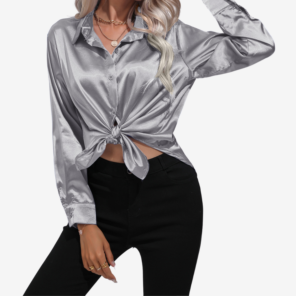 Alvira | Elegante camisa de seda