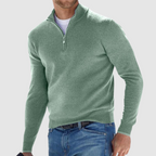 León | Jersey con cuello zip