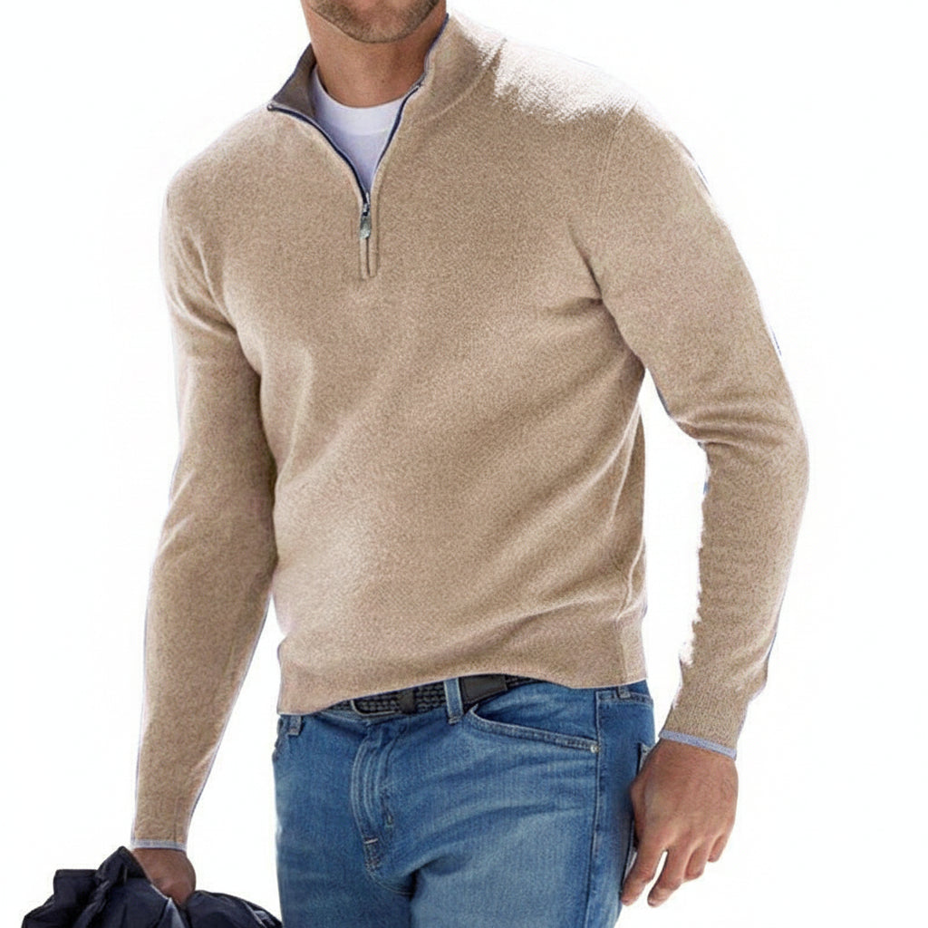 León | Jersey con cuello zip