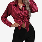 Alvira | Elegante camisa de seda