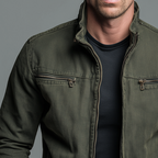Leo | Chaqueta vintage con cremallera