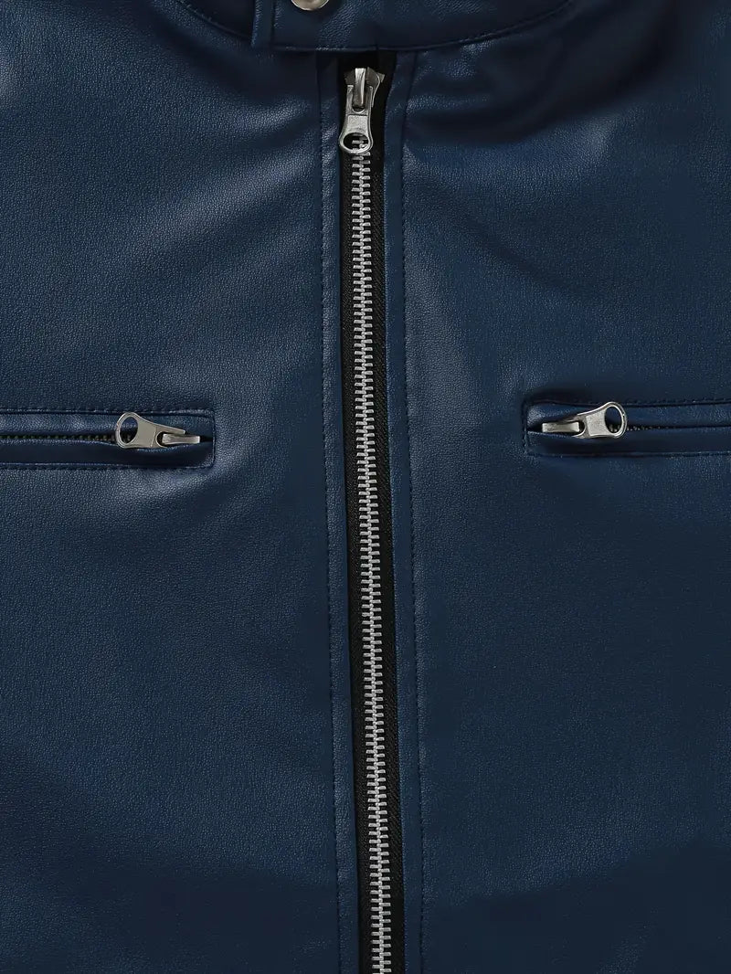 Piers | Chaqueta biker de cuero
