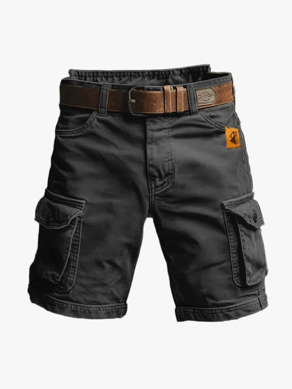 Cazel | Pantalones cortos cargo retro con múltiples bolsillos