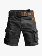 Cazel | Pantalones cortos cargo retro con múltiples bolsillos