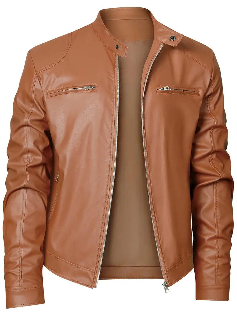 Piers | Chaqueta biker de cuero