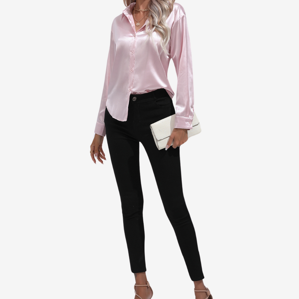 Alvira | Elegante camisa de seda