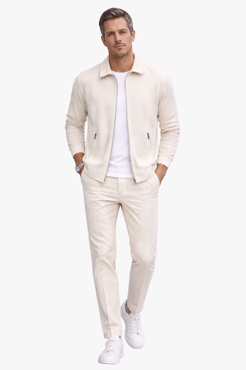 Víctor | Conjunto con chaqueta cremallera