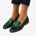 Ginevra | Elegantes mocasines verdes