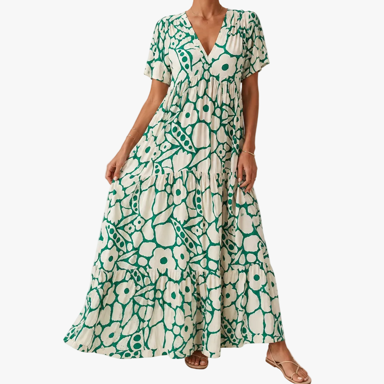 Alba | Vestido largo estampado floral