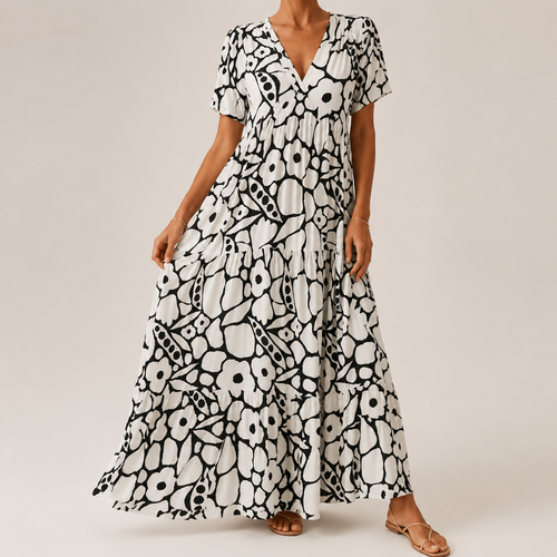 Alba | Vestido largo estampado floral