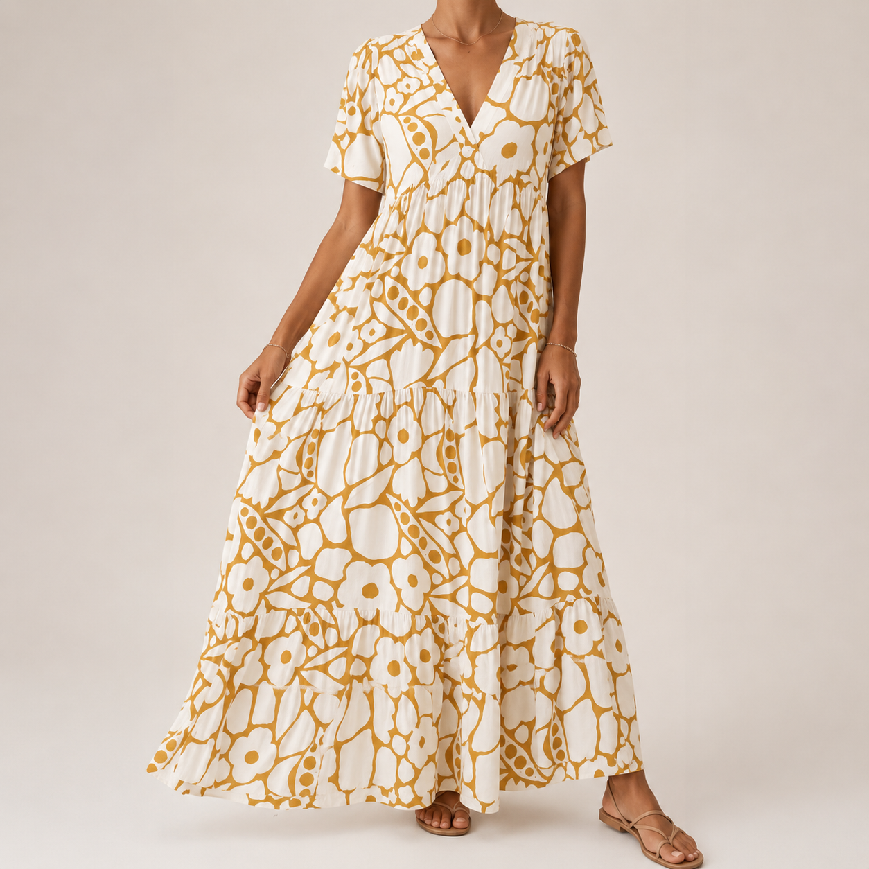 Alba | Vestido largo estampado floral