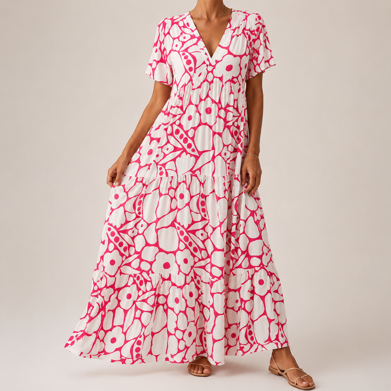 Alba | Vestido largo estampado floral