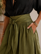 Sofía | Conjunto falda larga y blusa