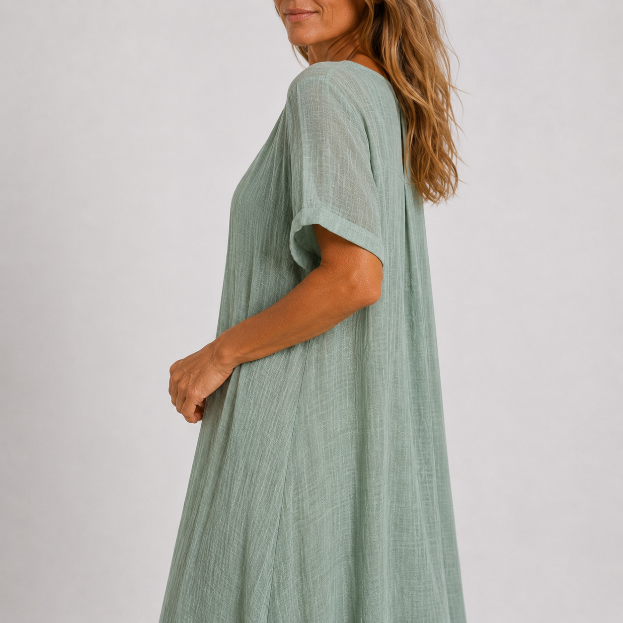Violeta | Vestido largo fluido