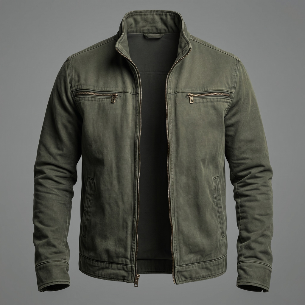 Leo | Chaqueta vintage con cremallera