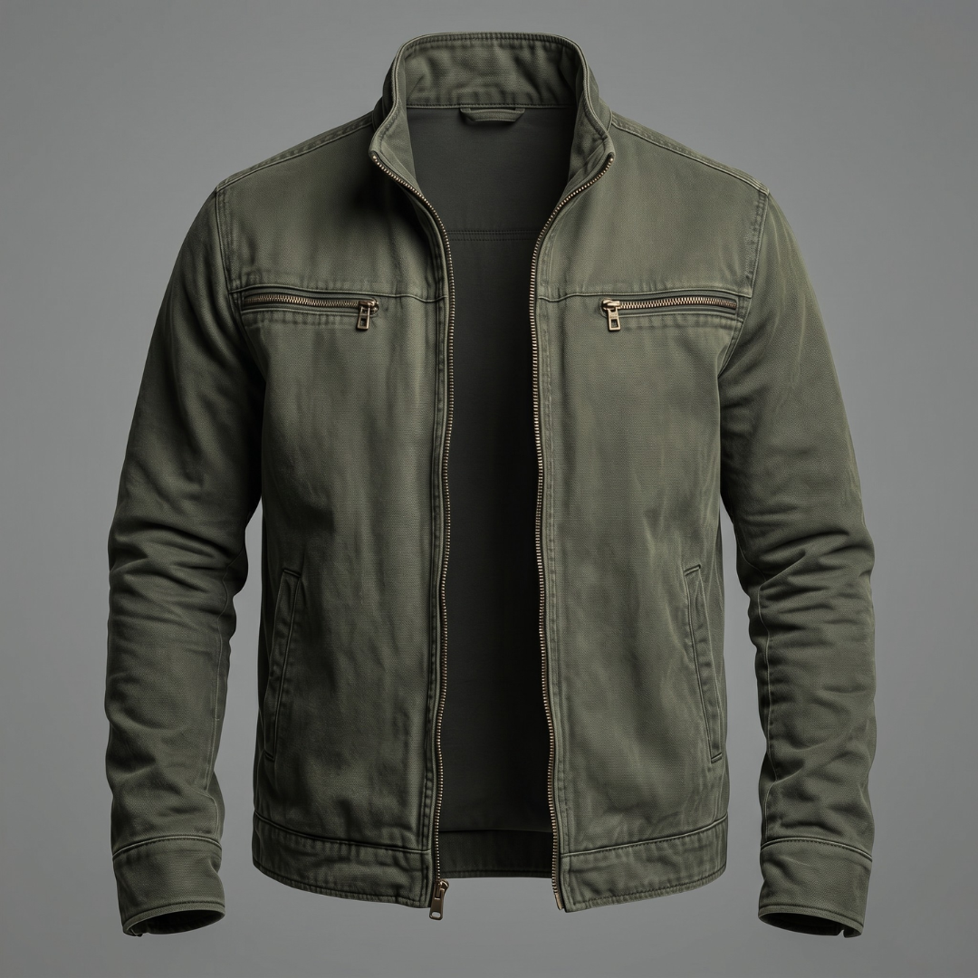 Leo | Chaqueta vintage con cremallera