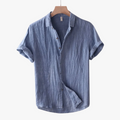 Lucas | Camisa de lino manga corta