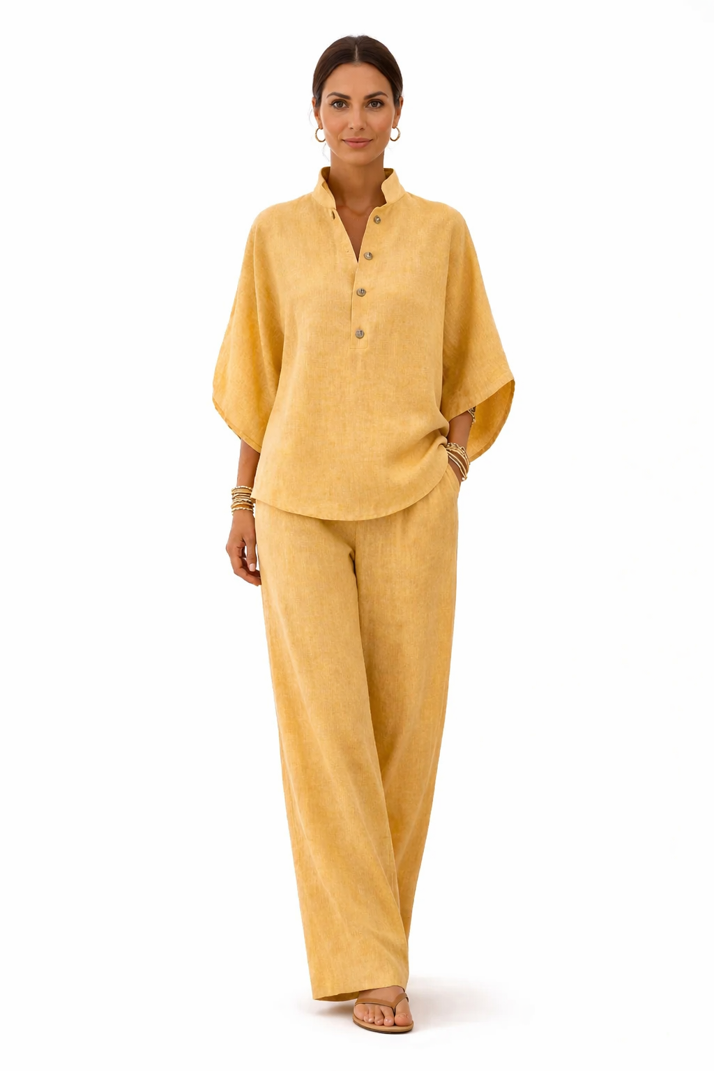 Claudia | Conjunto de lino