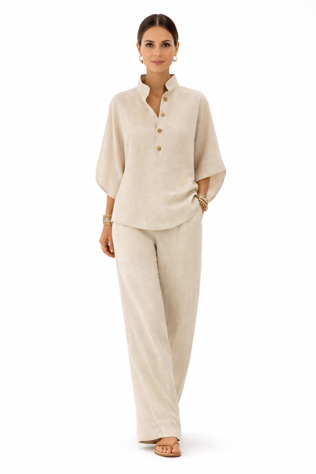 Claudia | Conjunto de lino