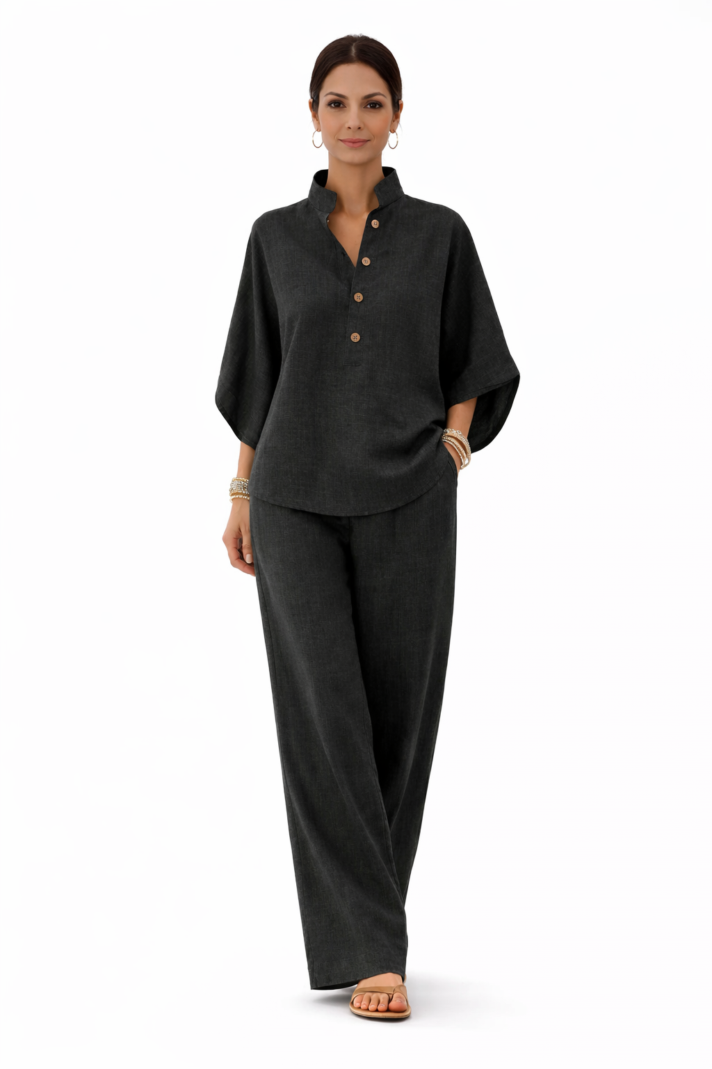 Claudia | Conjunto de lino