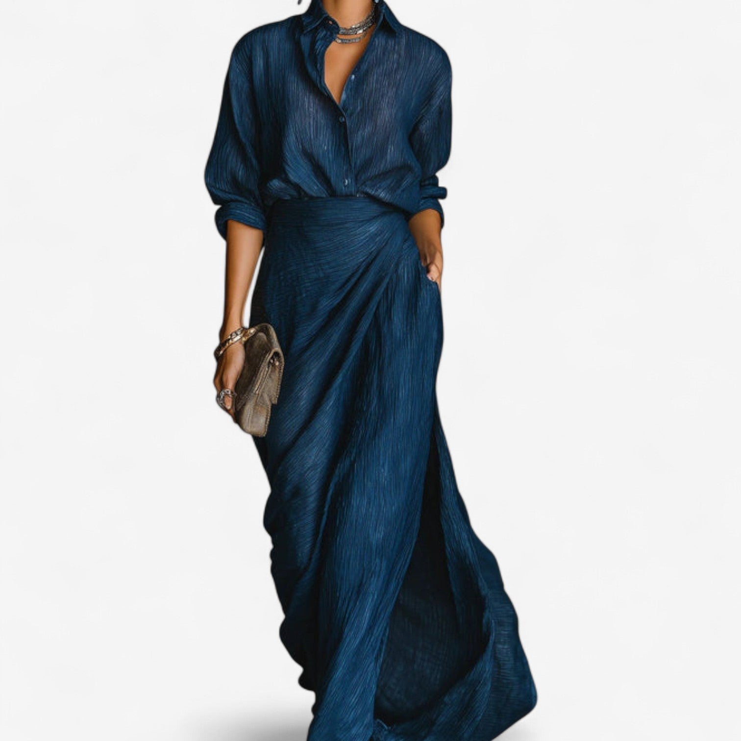 Tina | Vestido Maxi Ocean