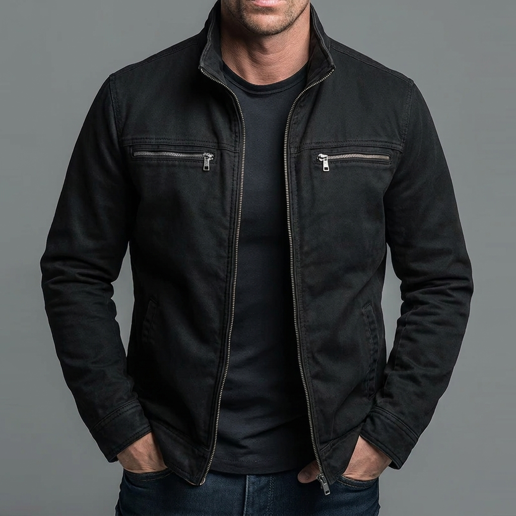 Leo | Chaqueta vintage con cremallera