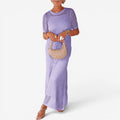 Sally | Vestido maxi de punto calado