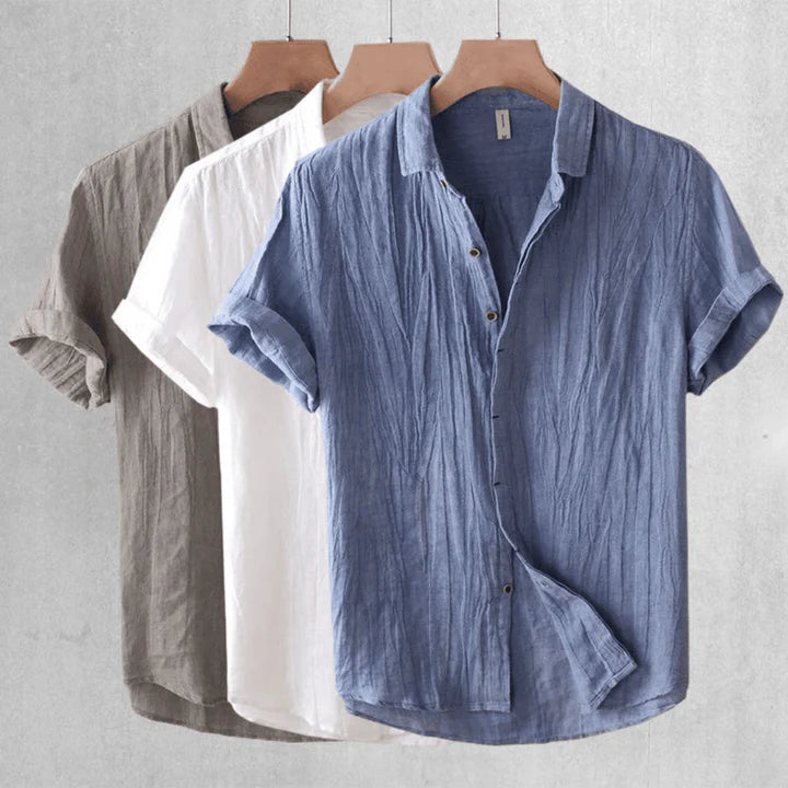 Lucas | Camisa de lino manga corta
