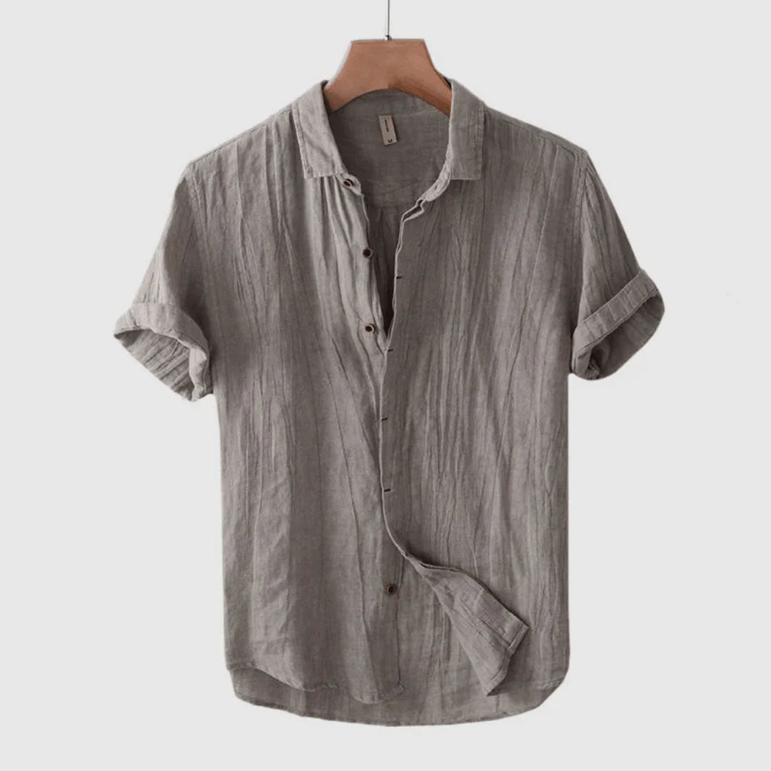 Lucas | Camisa de lino manga corta