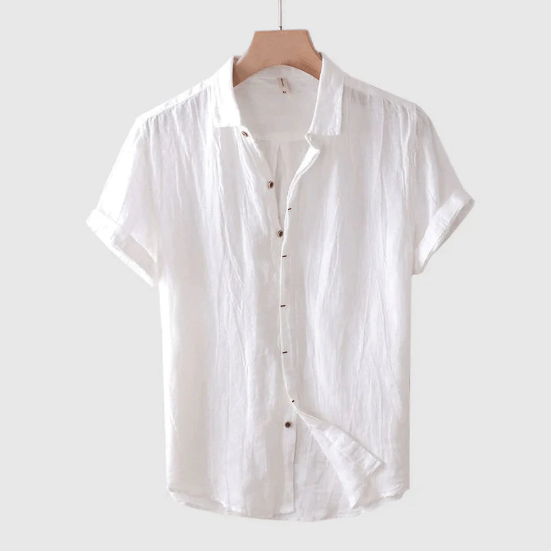 Lucas | Camisa de lino manga corta