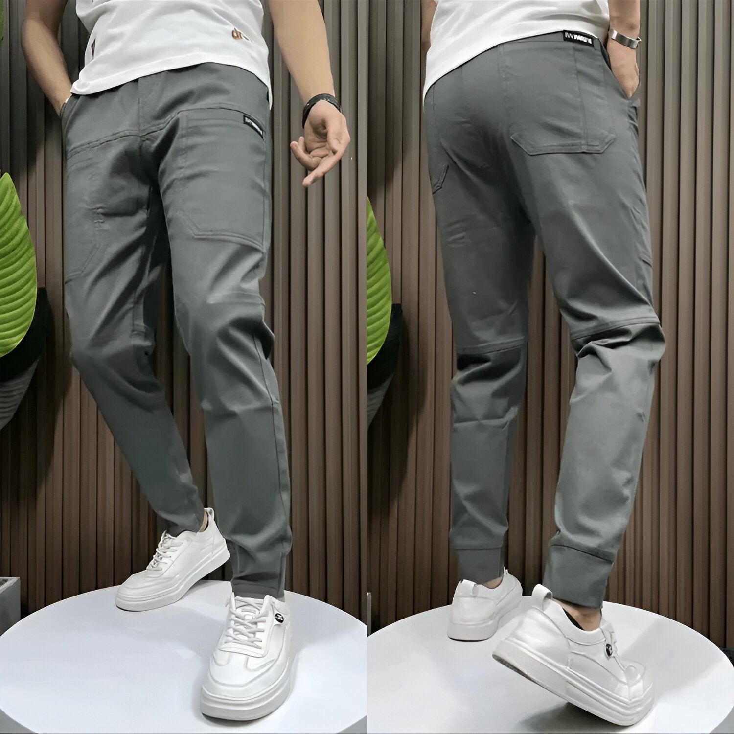 Loris | Pantalones Cargo Elásticos Premium