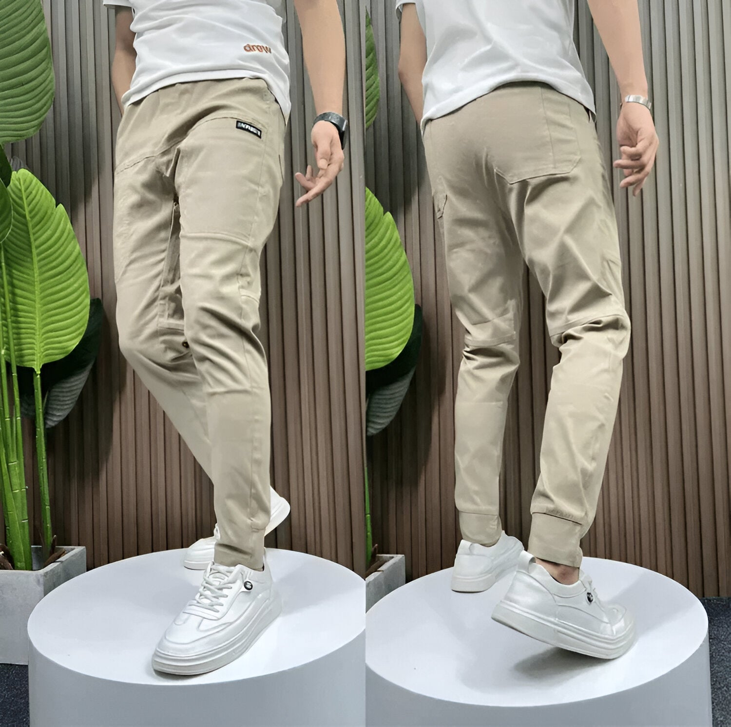 Loris | Pantalones Cargo Elásticos Premium